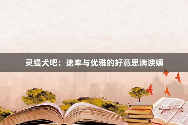 灵缇犬吧:速率与优雅的好意思满谀媚